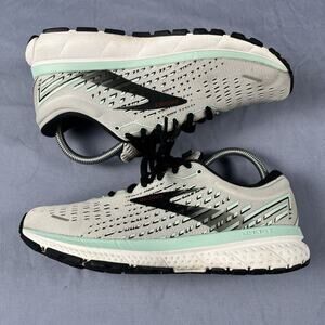 Brooks Ghost 13 Women’s Size 8 Running Shoes Gray Fitness Sneakers 1203381B073